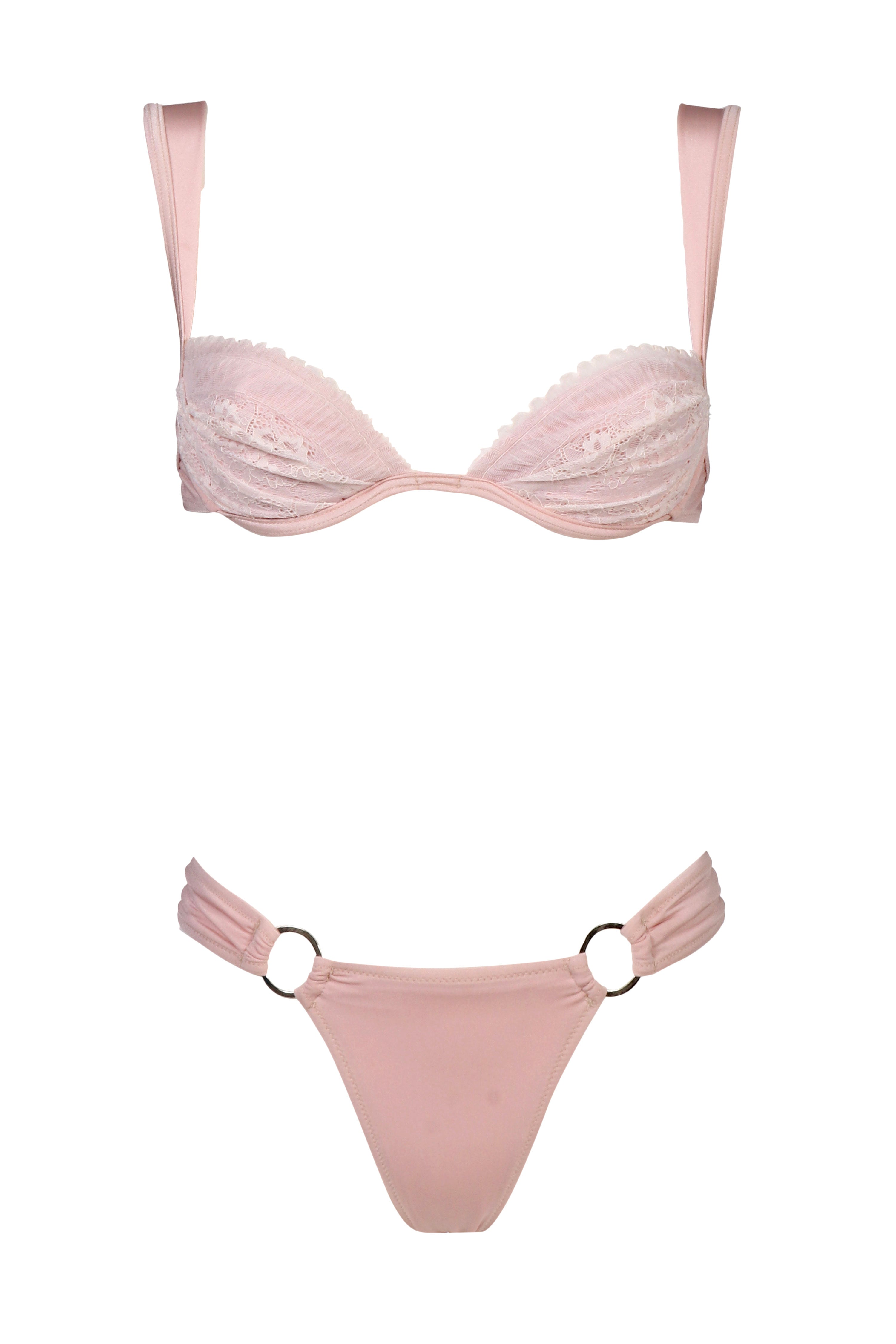 BABY PINK CAPRI SET